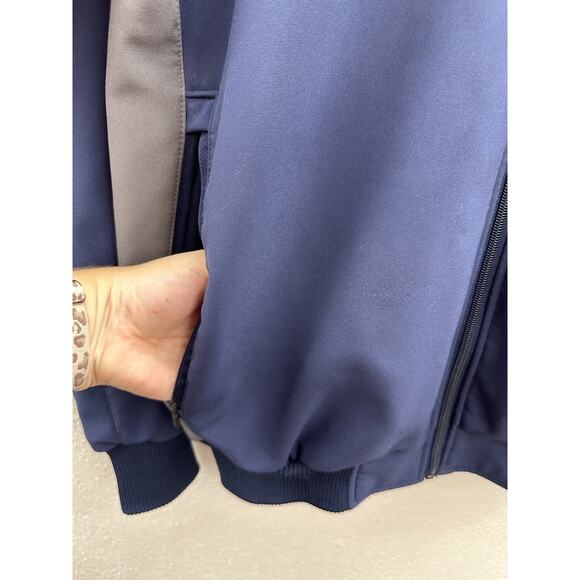 Mens New Balance York Revolution Baseball Jacket Size Small Navy Blue Zip Up - Picture 6 of 16